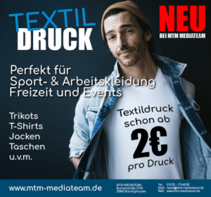 Bild Textildruck Flyer